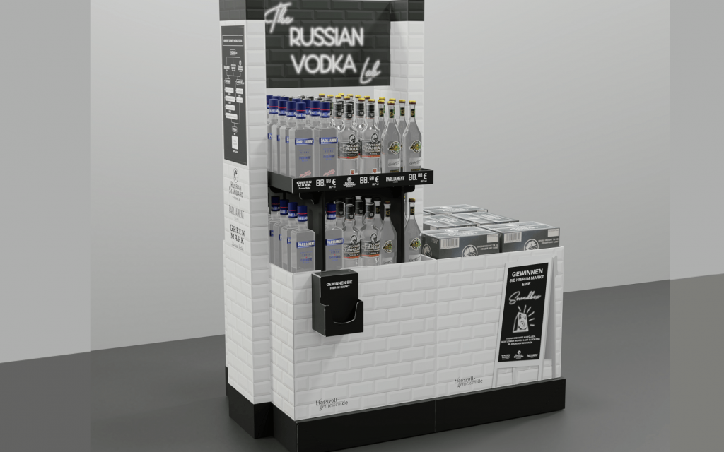 Copyright VGP_Themendisplay Bestückung Vodka